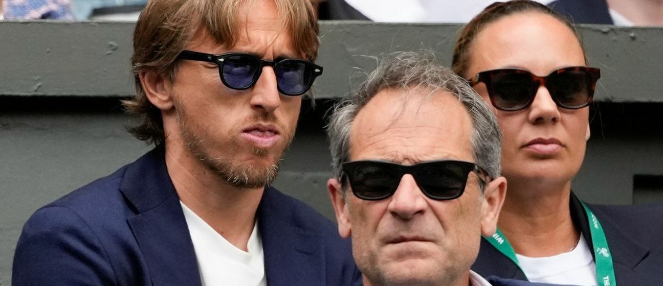 Luka Modrić na Wimbledonu