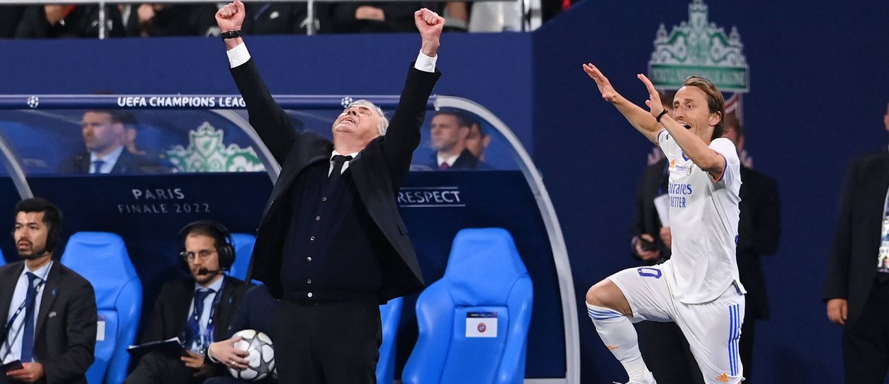 Carlo Ancelotti i Luka Modrić