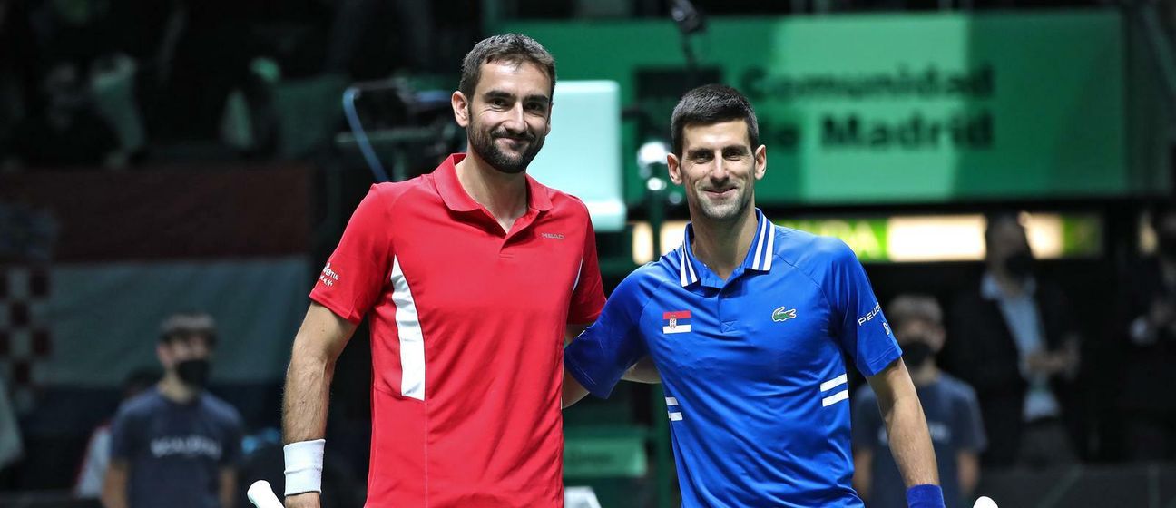 Marin Čilić i Novak Đoković