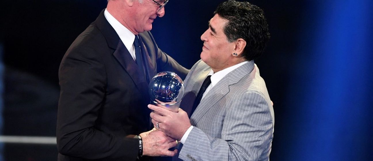 Claudio Ranieri i Diego Maradona