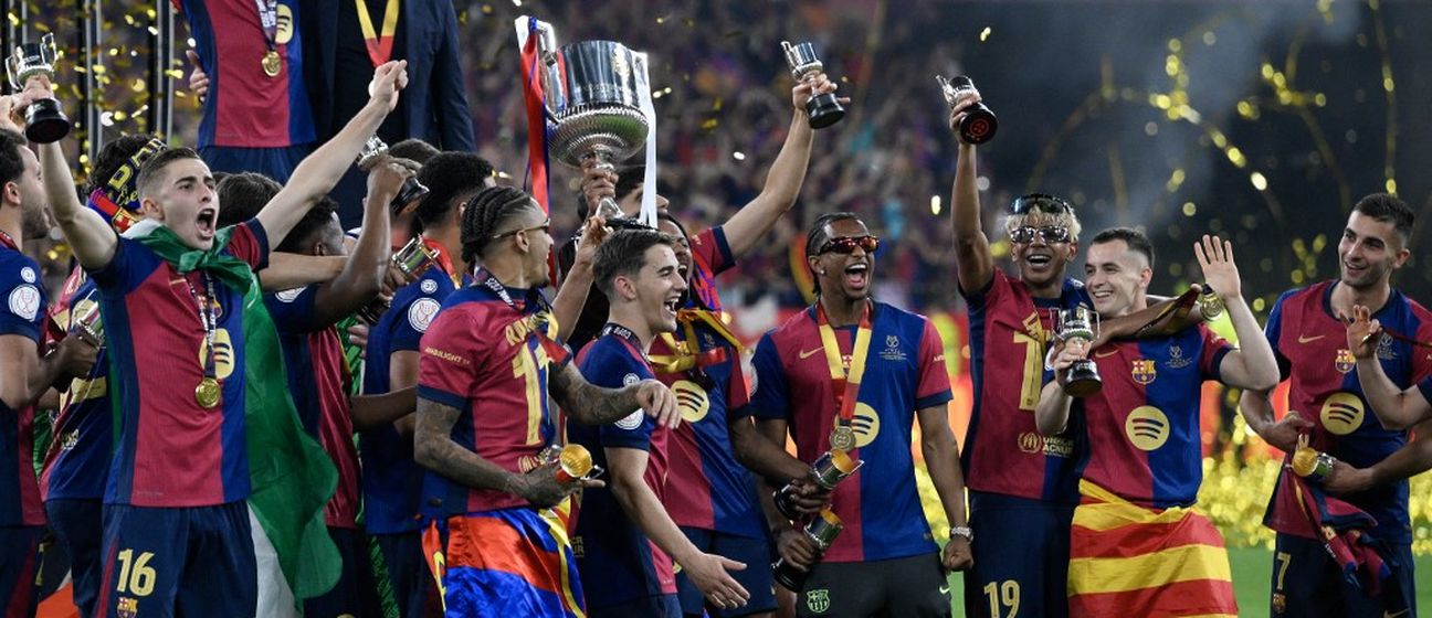 Barcelona slavi trofej Kup kralja