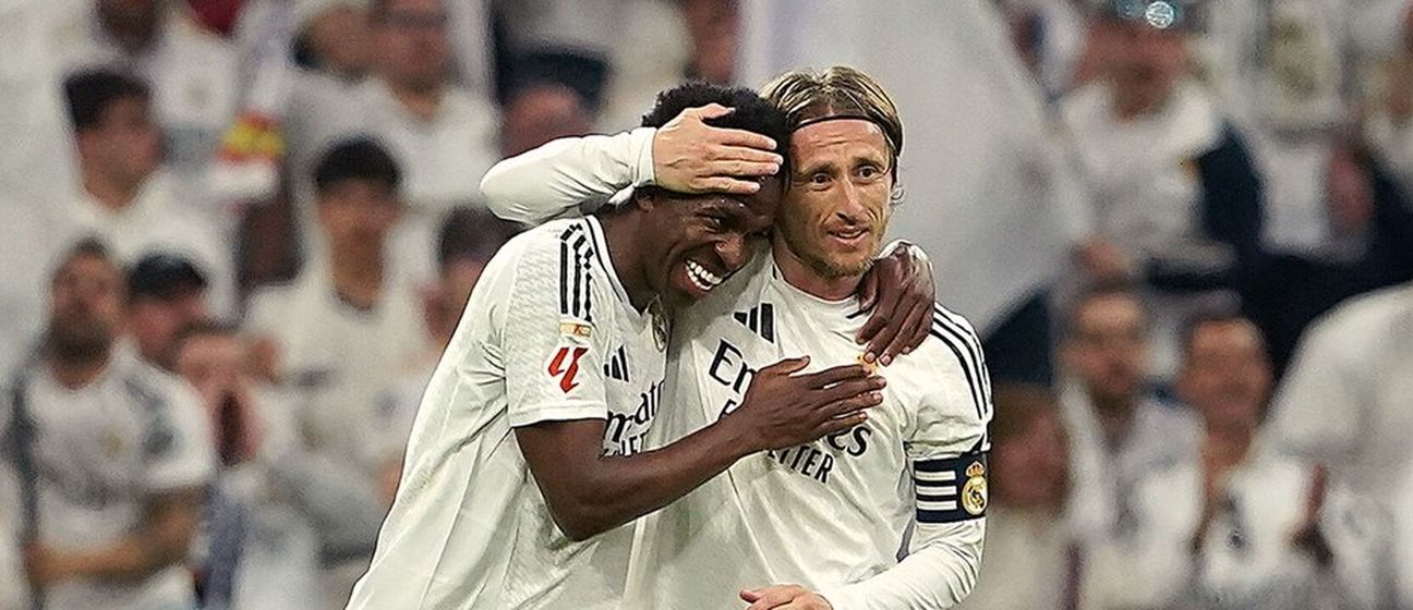 Vinicius i Luka Modrić