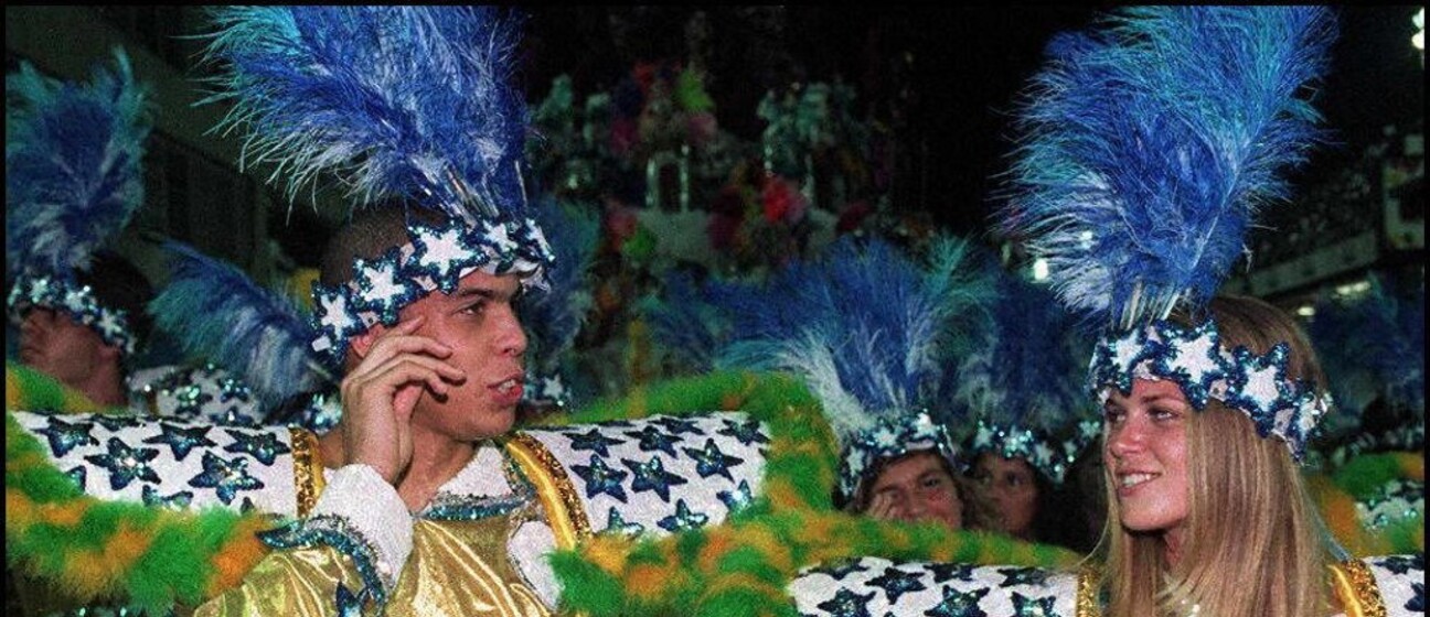 Ronaldo Nazario na sambadromu s bivšom djevojkom Susanom Werner