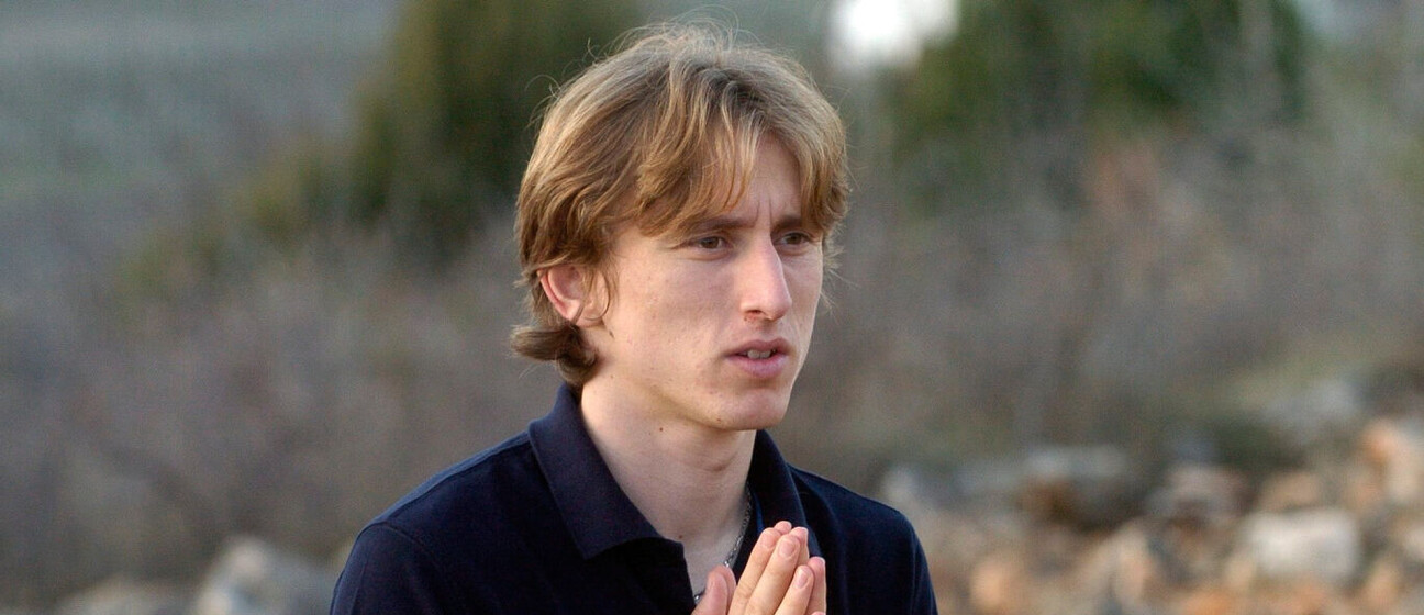 Luka Modrić u Međugorju za vrijeme priprema Dinama u Hercegovini