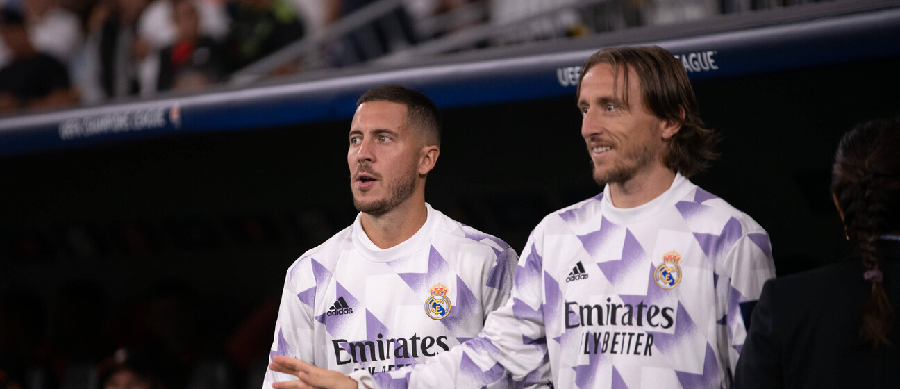 Eden Hazard i Luka Modrić