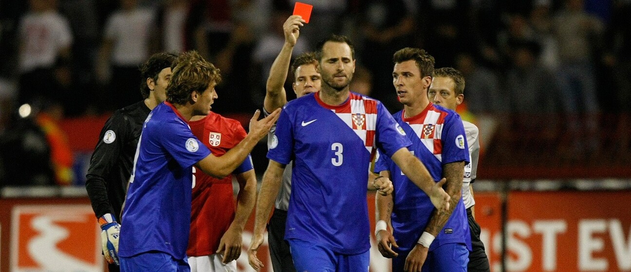 Josip Šimunić na utakmice Hrvatske i Srbije u Beogradu