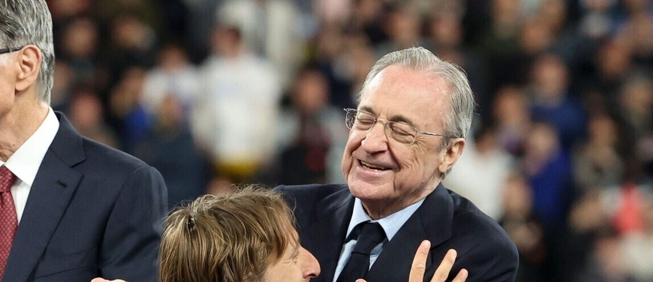 Luka Modrić i Florentino Perez