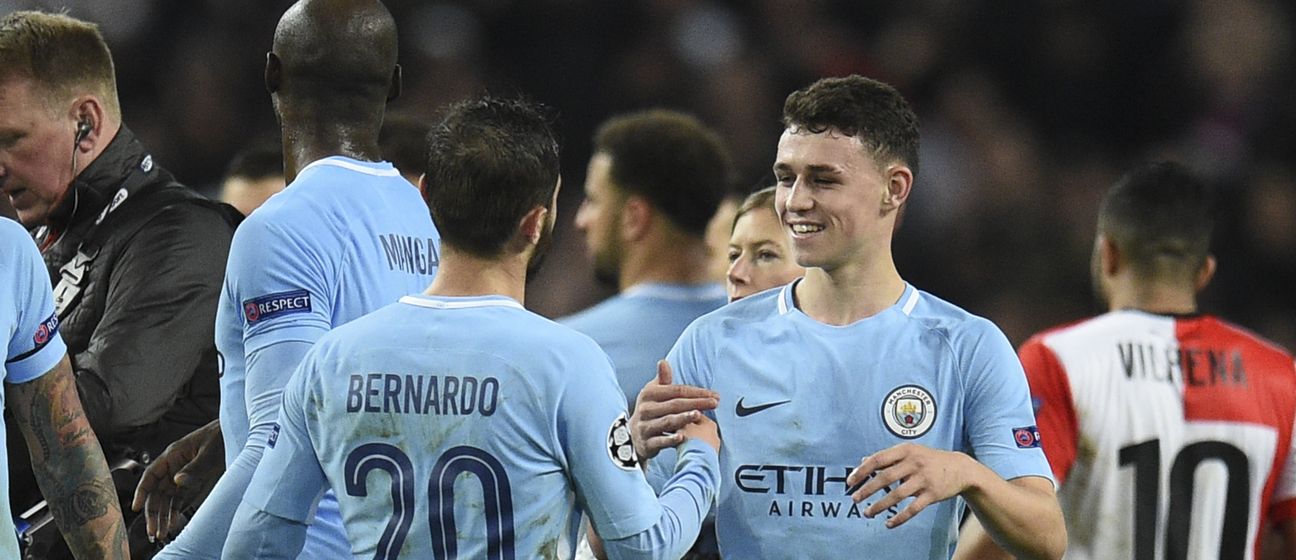 Phil Foden i Bernardo Silva (Foto: AFP)