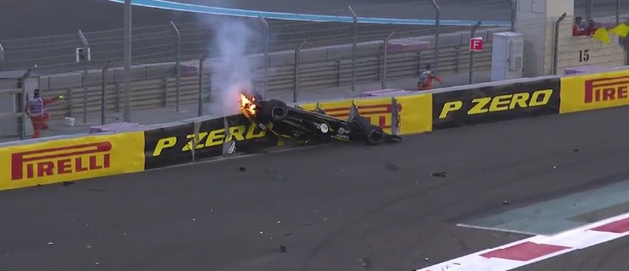 Hulkenberg izletio (Screenshot: Formula 1)