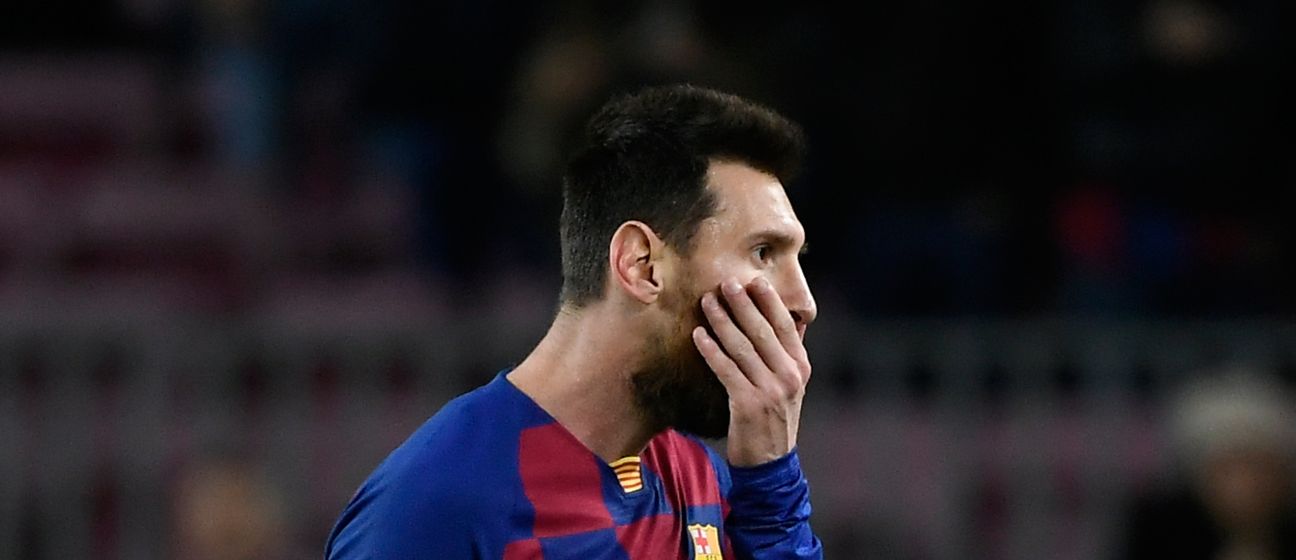 Messi nakon utakmice Barcelone i Slavije Prag (Foto: AFP)