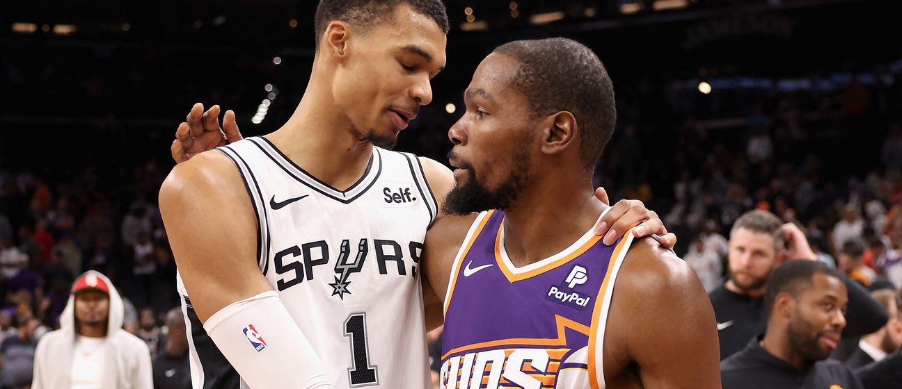 Victor Wembanyama i Kevin Durant