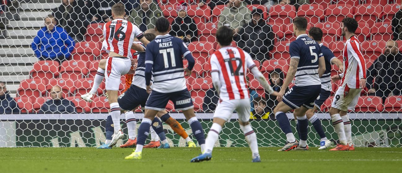 Detalj s utakmice Stoke City - Millwall