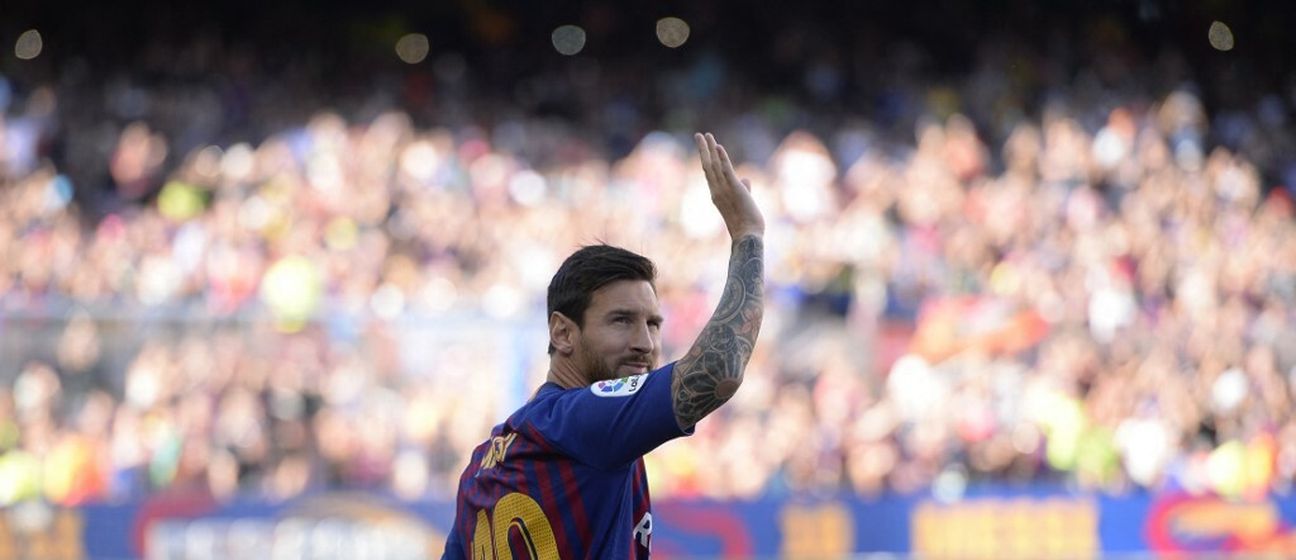 Lionel Messi na Camp Nouu