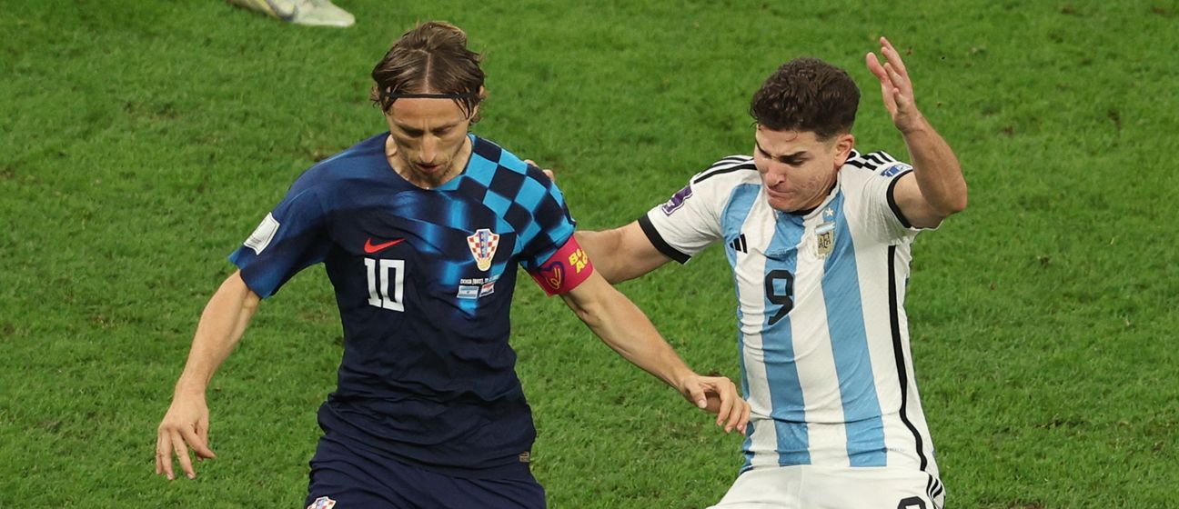 Julian Alvarez i Luka Modrić