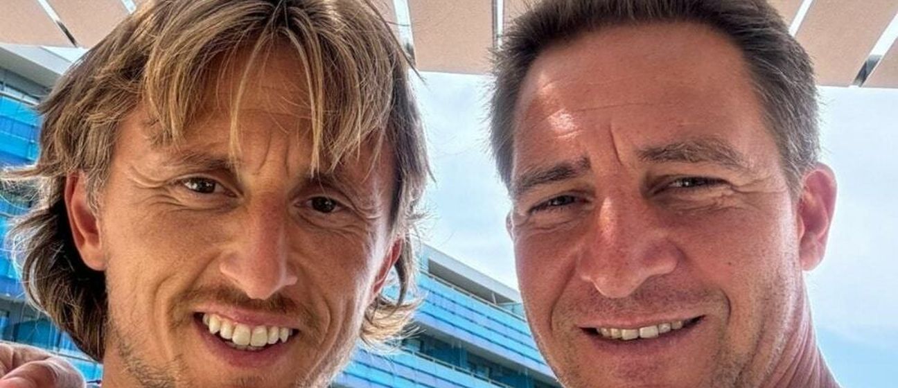Luka Modrić i Vlatko Vučetić