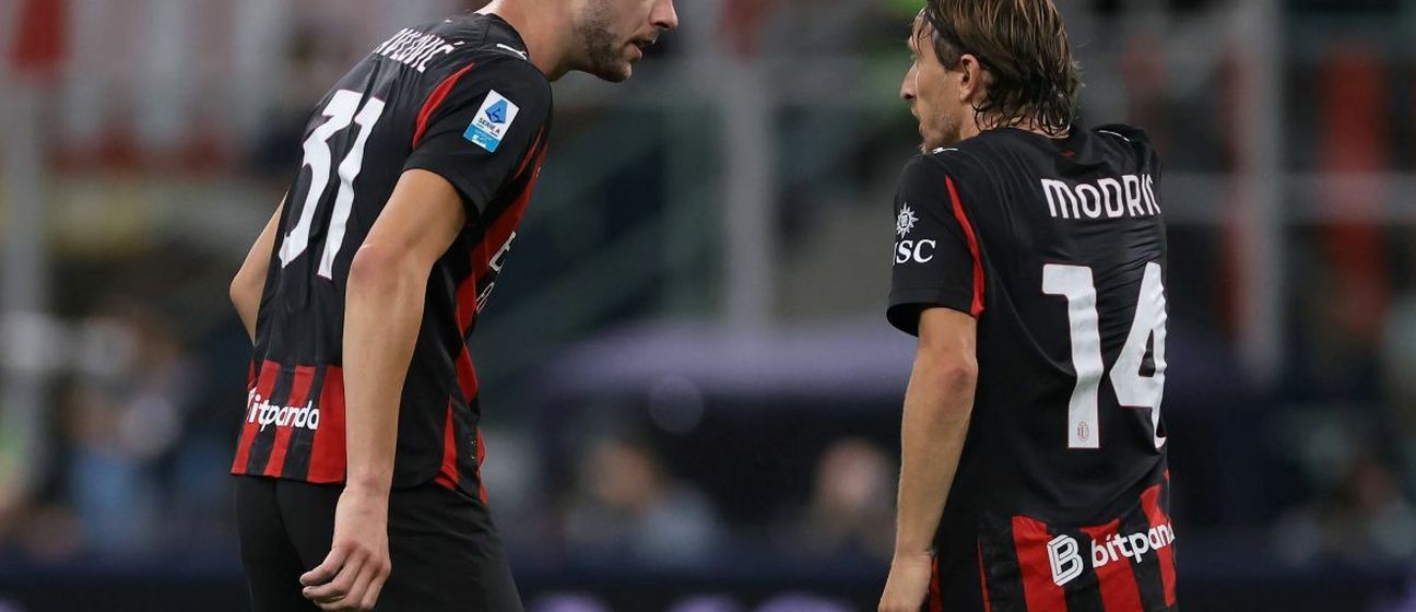 Strahinja Pavlović i Luka Modrić