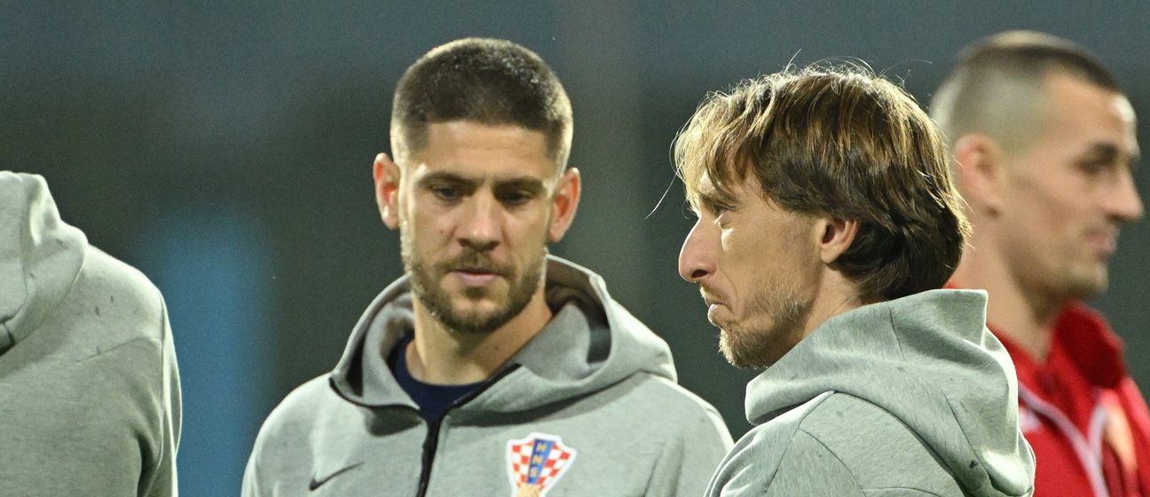 Andrej Kramarić i Luka Modrić