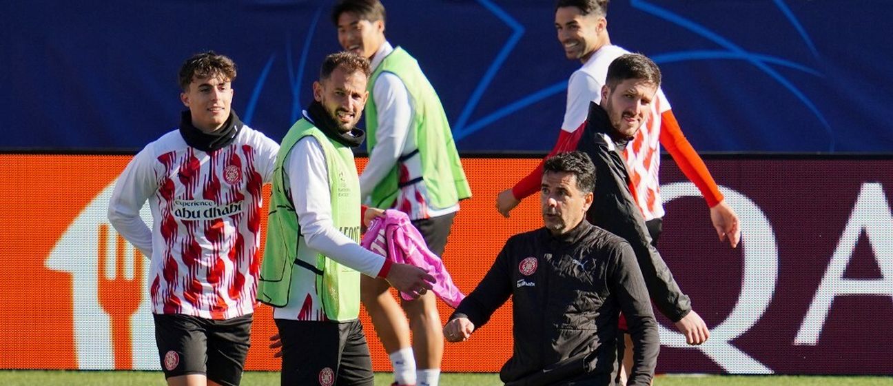 Trener Michel i igrači Girone