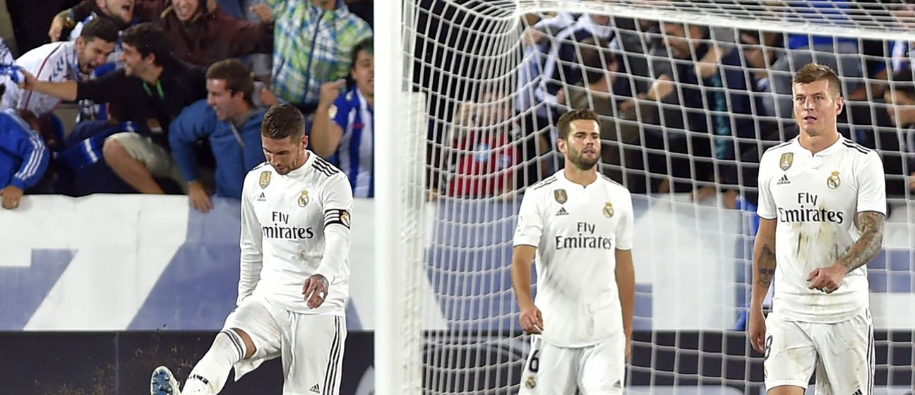 Razočarani igrači Reala (Foto: AFP)