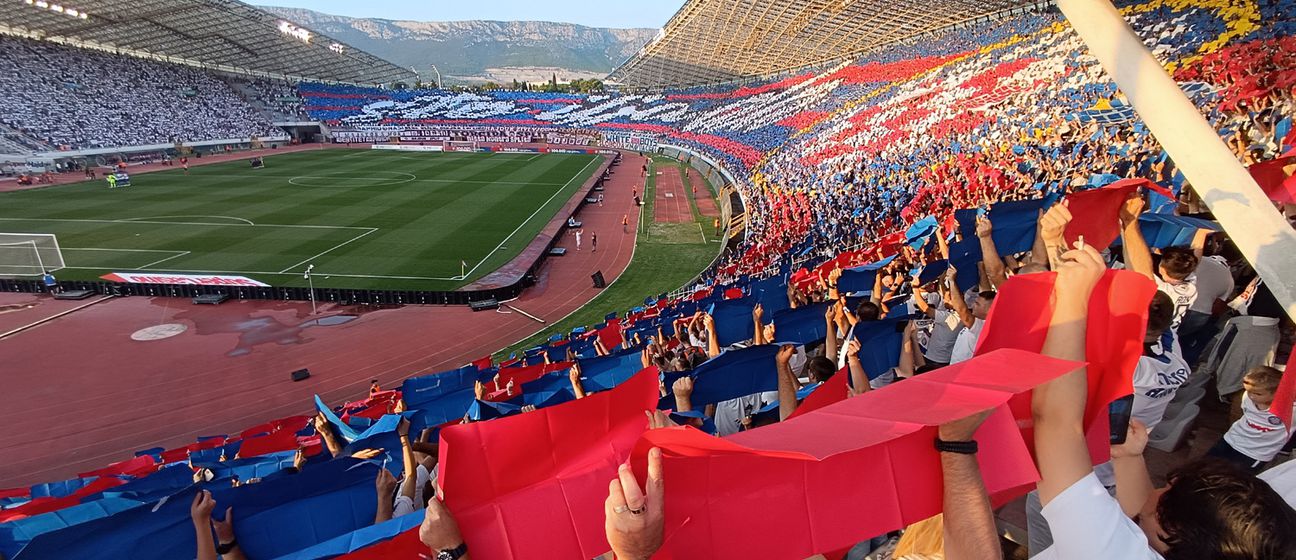 Poljud za vrijeme nedavnog derbija Hajduka i Dinama