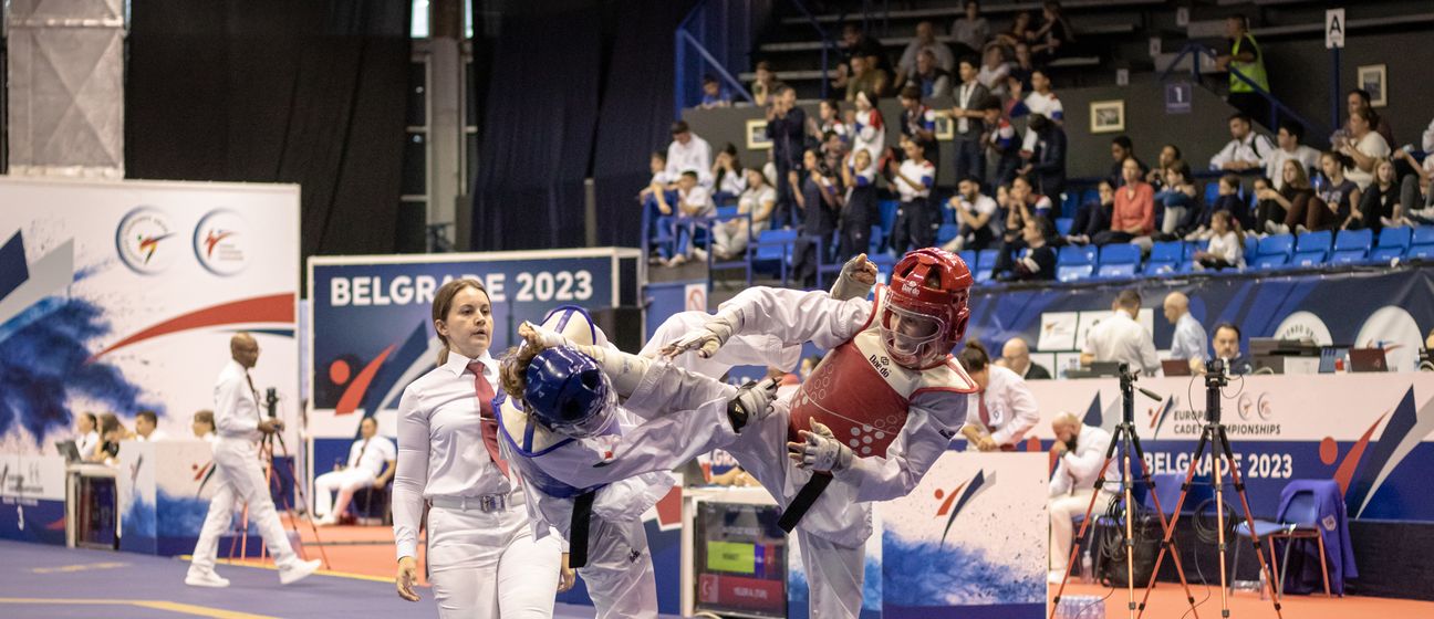 Klara Uglešić na Europskom kadetskom prvenstvu u taekwondou