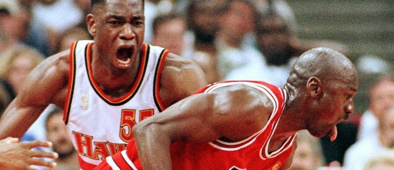 Dikembe Mutombo i Michael Jordan