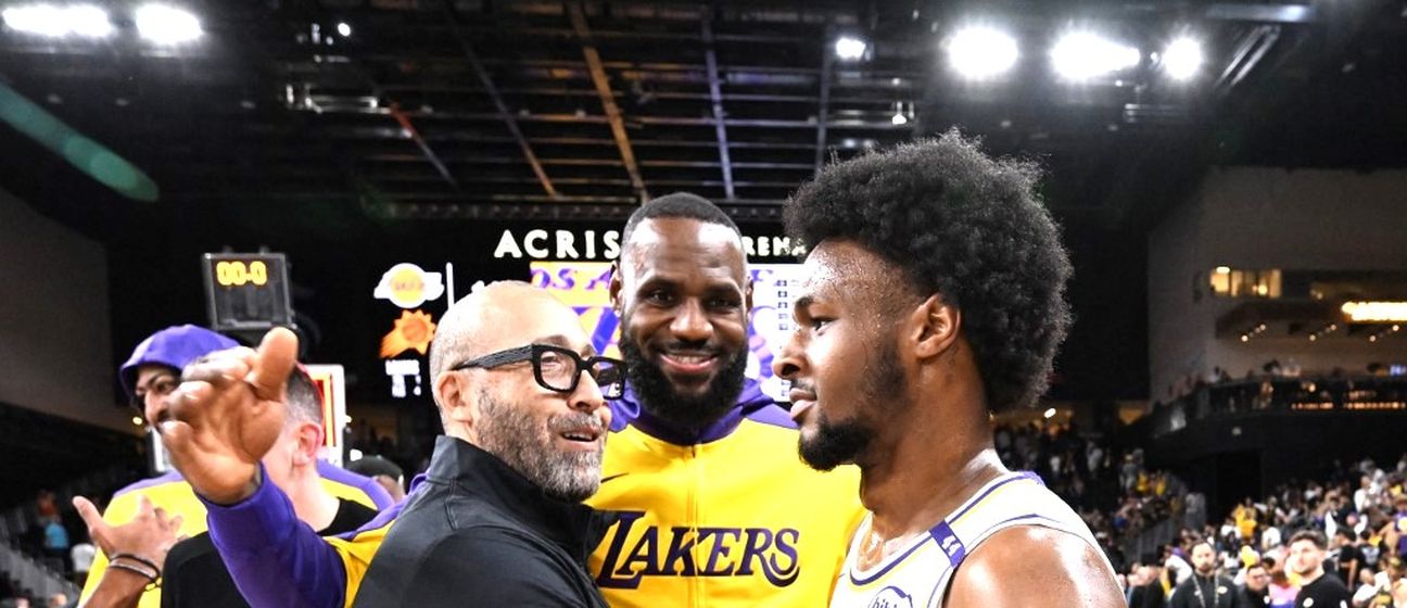 LeBron James i njegov sin Bronny