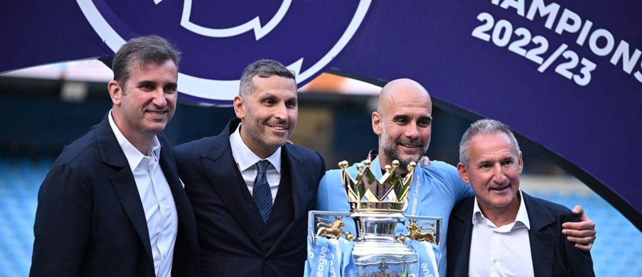 Pep Guardiola i Txiki Begiristain