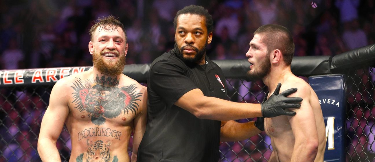 Conor McGregor, Herb Dean i Khabib Nurmagomedov