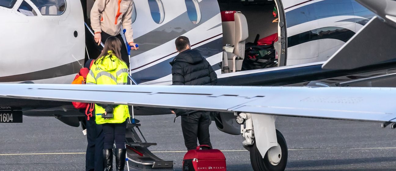 Petra Vlhova izlazi iz aviona