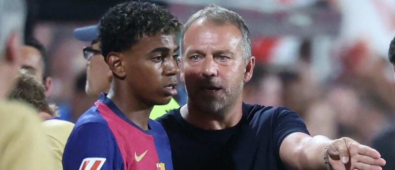 Hansi Flick i Lamine Yamal