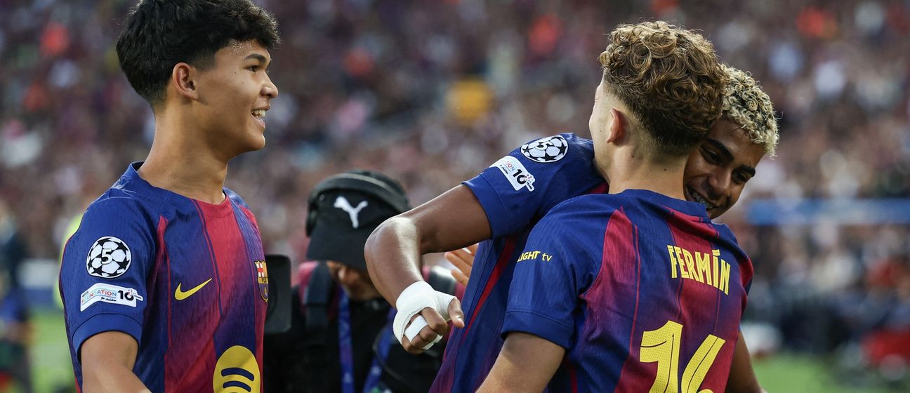 Dro Fernandez, Lamine Yamal i Fermin Lopez