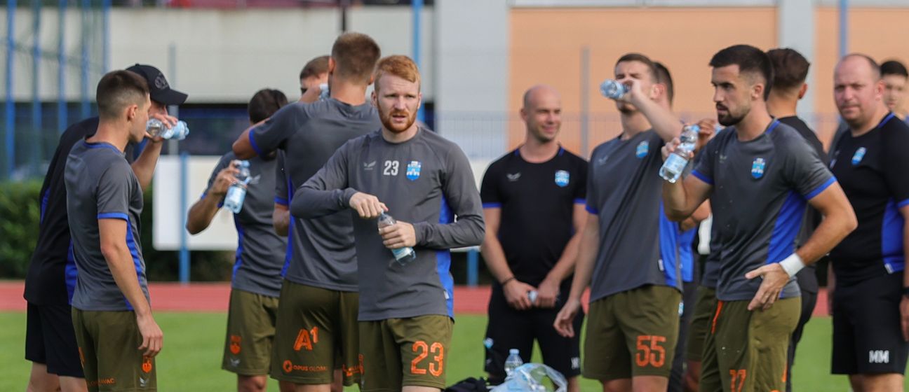 Luka Vrbančić na treningu Osijeka