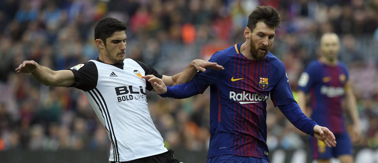 Goncalo Guedes i Lionel Messi (Foto: AFP)