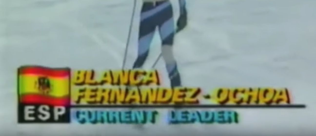 Blanca Fernandez Ochoa (Screenshot: YouTube)