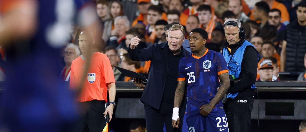 Ronald Koeman i Steven Bergwijn