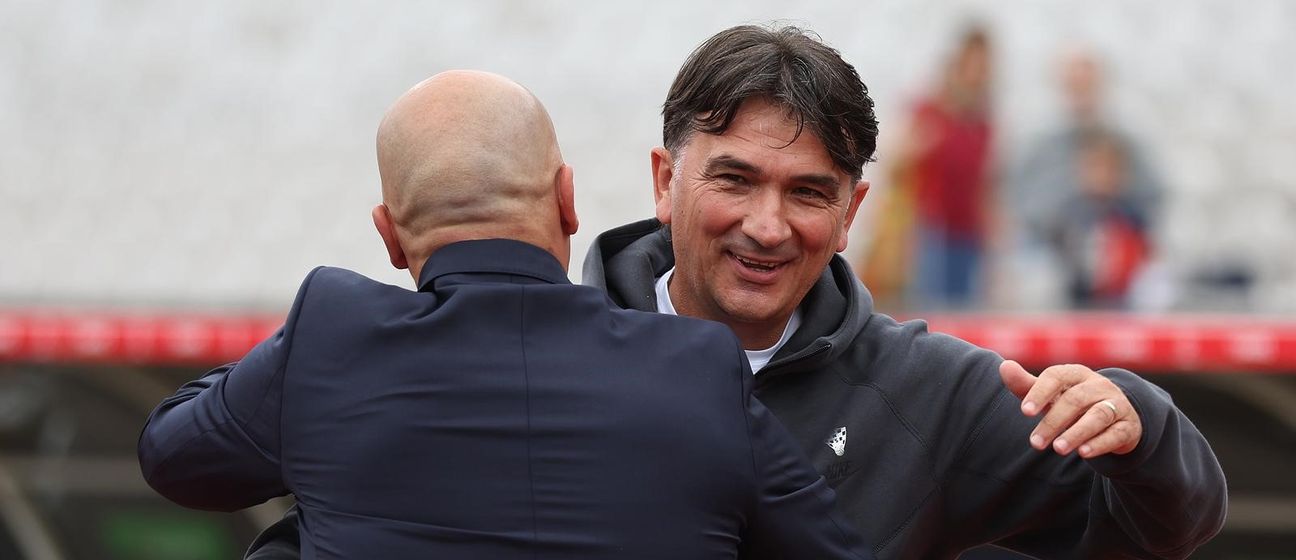 Zlatko Dalić i Roberto Martinez