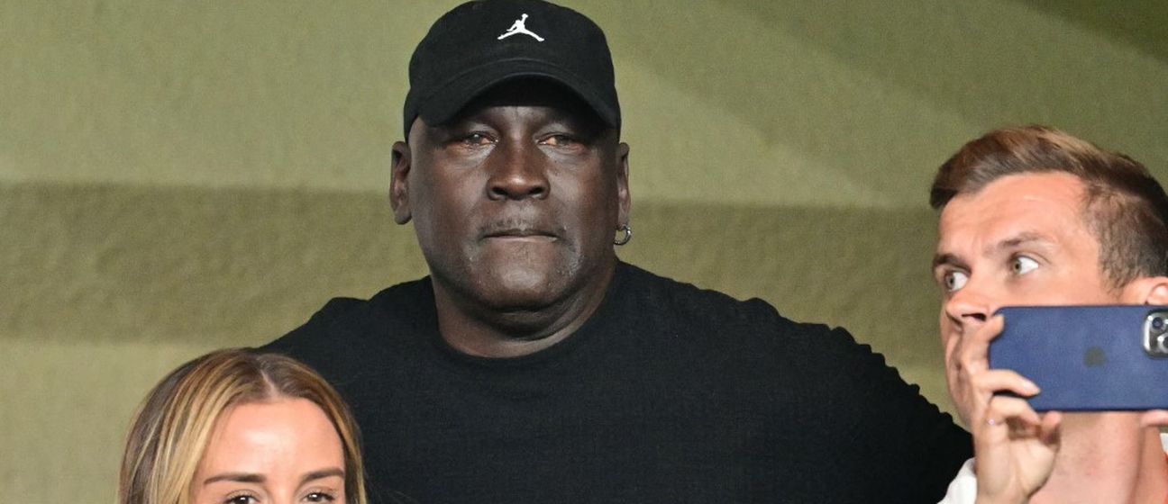 Michael Jordan na utakmici Monaca i Barcelone u Ligi prvaka