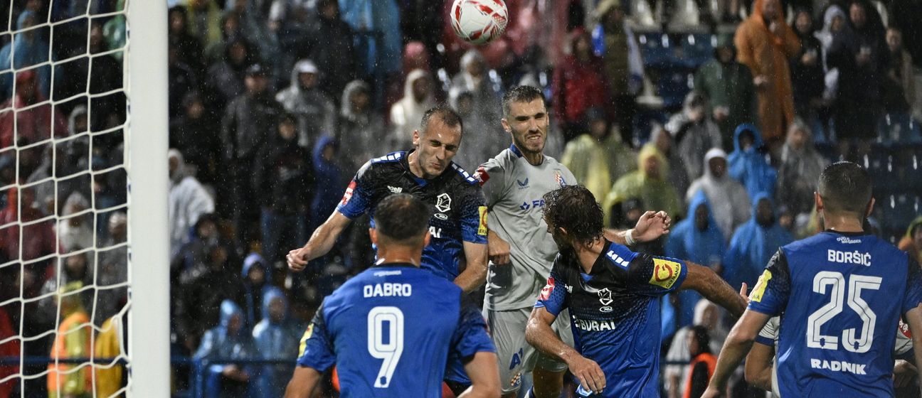 Detalj s utakmice Varaždin - Dinamo