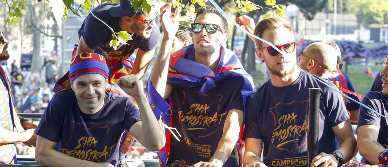 Iniesta, Busquets i Rakitić