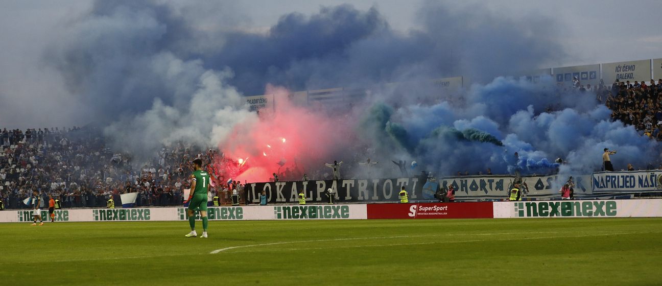 Navijači na Gradskom vrtu