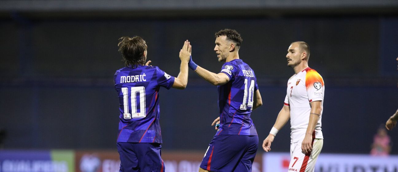 Luka Modrić i Ivan Perišić