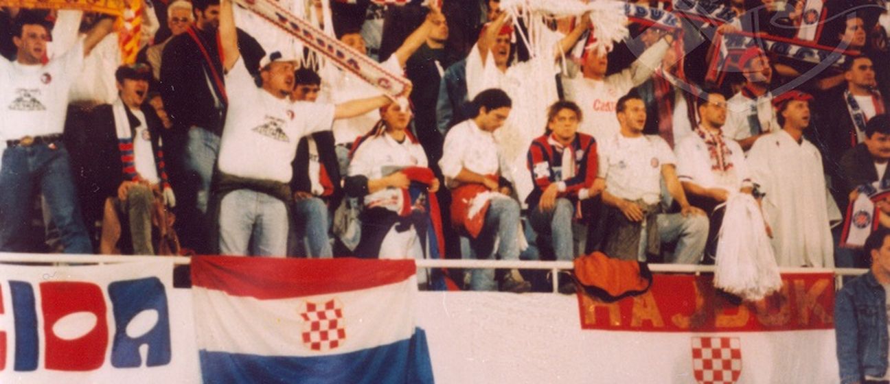 Torcida na utakmici Benfica - Hajduk 1994. godine
