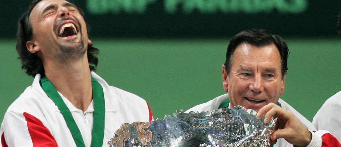 Goran Ivanišević i Nikola Pilić