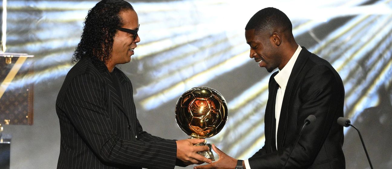 Ronaldinho i Ousmane Dembélé