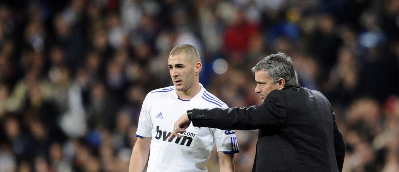 Jose Mourinho i Karim Benzema