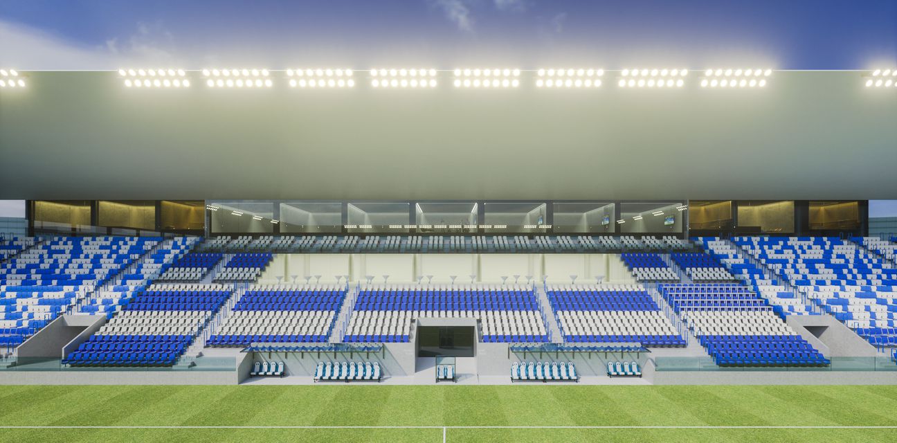 Novi izgled stadiona na Pampasu (Foto: NK Osijek)