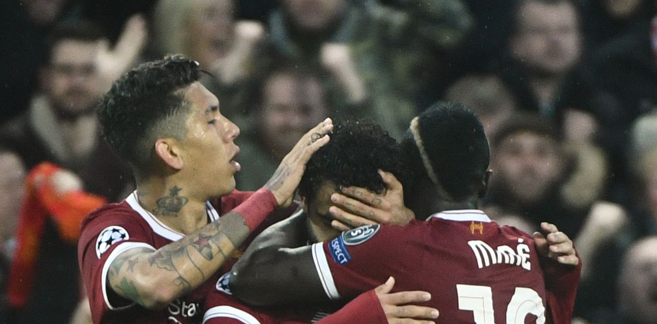 Slavlje Liverpoolovog trojca (Foto: AFP)