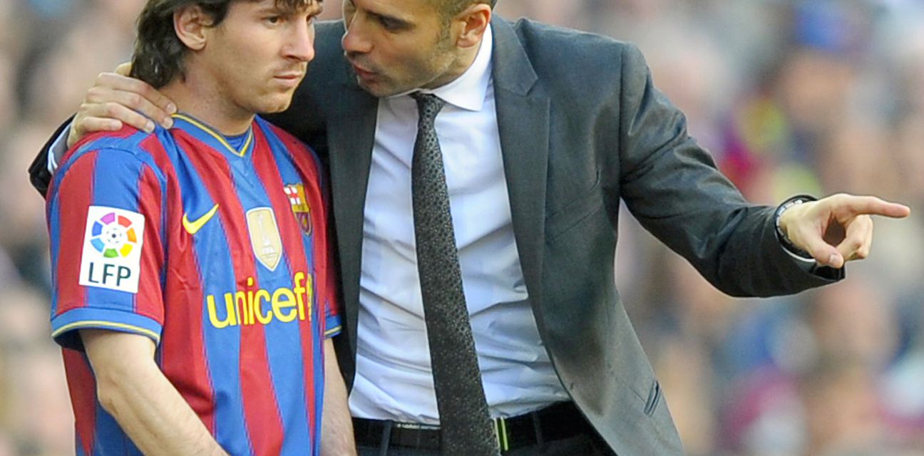 Lionel Messi i Pep Guardiola (Foto: AFP)