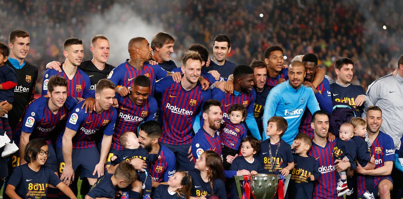 Barcelona slavi naslov prvaka (Foto: AFP)